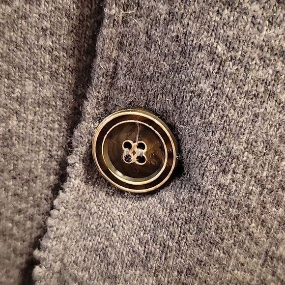 Emozio Uomo Felted Wool Blend Mens Chore Jacket Grey Medium - Picture 4 of 10